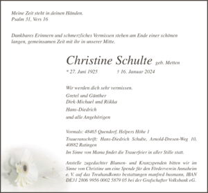 Christine Schulte